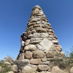 Schiefflin Monument - Monument outside of Tombstone is its founder's burial site