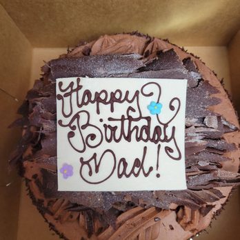 Ettore's Bakery & Cafe - Decorated cake topper just for my dad's birthday! - Bakeries Near Me - Sacramento, California