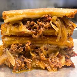 Digibites Food Hub - BBQ Brisket Grilled Cheese