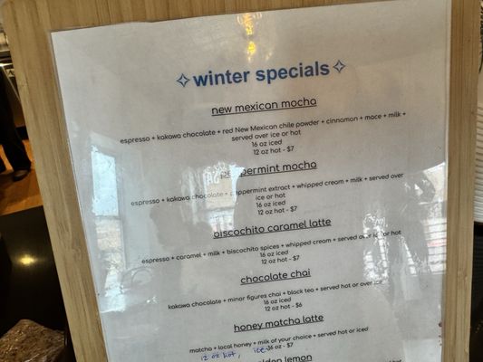 Menu photo 4 Sky Coffee Santa Fe, NM
