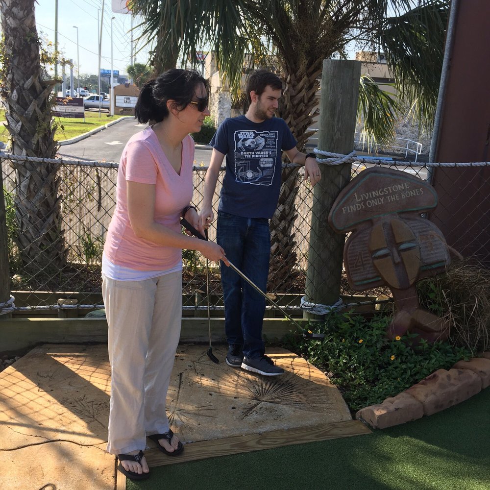 Congo River Golf - Well we had a great time with family great place neat features a little pricey but worth it - Mini Golf Near Me - Port Richey, Florida