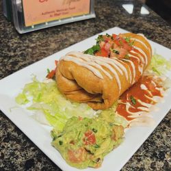 El Sol Express - On the border chimichanga.