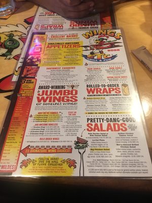 Menu photo 1 Wings Etc Sturgis, MI