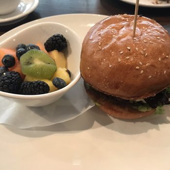 Maplewood Kitchen and Bar - Veggie burger and fruit - Breakfast & Brunch Near Me - Cincinnati, Ohio Maplewood Kitchen and Bar - Veggie burger and fruit - Breakfast & Brunch Near Me - Cincinnati, Ohio