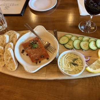 Stave & Stone Winery - Smoked salmon board - Wine Bars Near Me - Hood River, Oregon Stave & Stone Winery - Smoked salmon board - Wine Bars Near Me - Hood River, Oregon