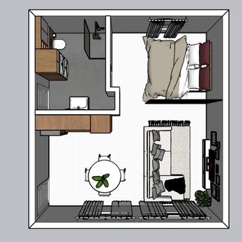 R | P Design & Remodeling - 3D for a garage conversion. - Interior Design Near Me R | P Design & Remodeling - 3D for a garage conversion. - Interior Design Near Me