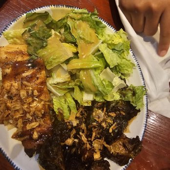 Red Lobster - Zen Salmon bowl. Our grandson said it was delicious. - Seafood Near Me - Omaha, Nebraska