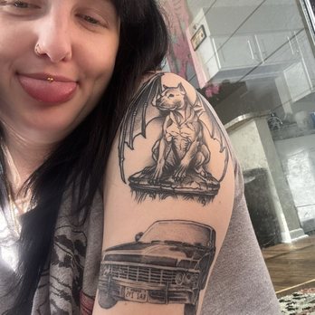 Legacy tattoo lounge - Two tattoos i've gotten from this shop - Tattoo Near Me - College Station, Texas