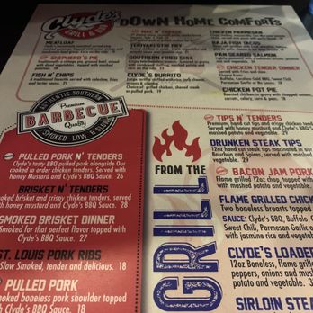 Clyde's Roadhouse Bar & Grille - Menu options - American Near Me - Walpole, Massachusetts Clyde's Roadhouse Bar & Grille - Menu options - American Near Me - Walpole, Massachusetts