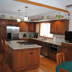 All American Kitchens & Baths - New cabinets & tile backsplash
