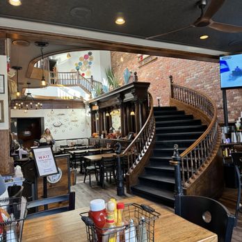 Horseshoe - Stairway to more dining and rooftop - Breakfast & Brunch Near Me - Breckenridge, Colorado