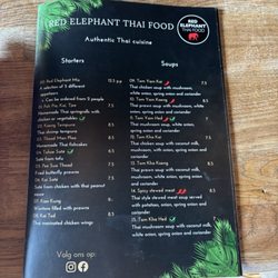 Grandcafé Sloterplas - First page of the menu