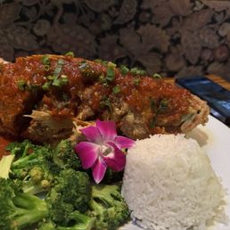 Grilled snapper
