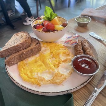 BB Cafe & Catering - Two egg breakfast with turkey sausage - Cafes Near Me - Burbank, California