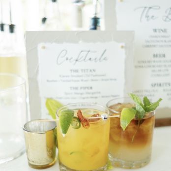 Stir Beverage Catering - Climate Change on the left and Mai Tai on the right - Caterers Near Me - Kailua, Hawaii Stir Beverage Catering - Climate Change on the left and Mai Tai on the right - Caterers Near Me - Kailua, Hawaii