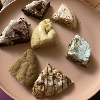 Crumbl - DeLand - Cookies sliced with their cookie cutter - Bakeries Near Me - DeLand, Florida