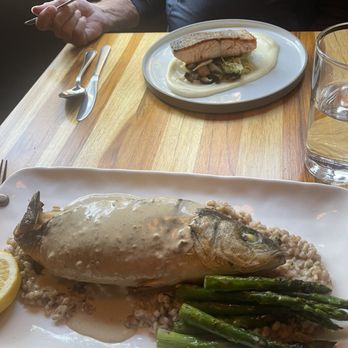 Olea - Branzino and salmon - Mediterranean Near Me - Philadelphia, Pennsylvania