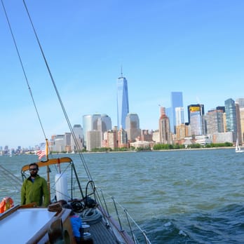Shearwater - Manhattan by Sail - Leaving Manhattan - Boat Charters Near Me - New York, New York Shearwater - Manhattan by Sail - Leaving Manhattan - Boat Charters Near Me - New York, New York