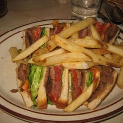 New Petros Restaurant - Gyros club sandwich