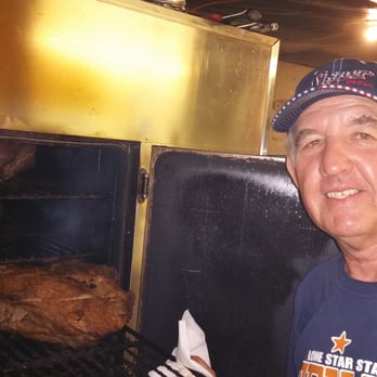 Round Up TX BBQ - Bill and his amazing brisket being smoked for 18 hours. Wow! - Barbeque Near Me - Cold Spring, New York Round Up TX BBQ - Bill and his amazing brisket being smoked for 18 hours. Wow! - Barbeque Near Me - Cold Spring, New York