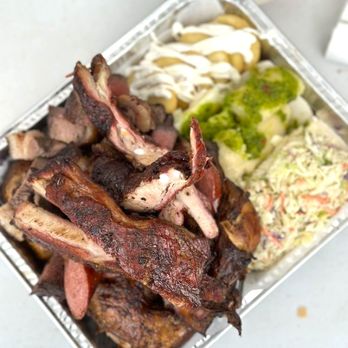The Ranch BBQ Steak - ribs and coleslaw - Barbeque Near Me - Clarkston, Georgia