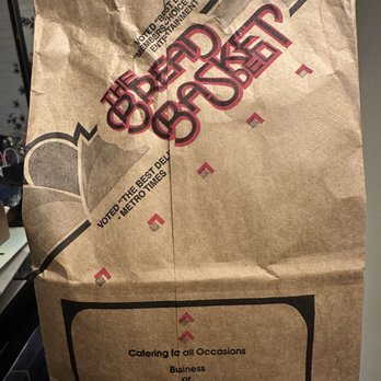 Bread Basket Deli - Carry Out bag is very STURDY! - Delis Near Me - Oak Park, Michigan