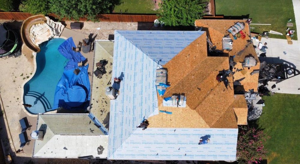 Slide of LMP Roofing and Construction