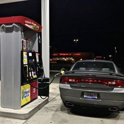 Speedway - Filling with some E85 after barely making it on low fuel.