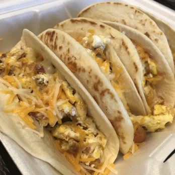 Emelia's Tex-Mex - Chorizo, egg, and cheese breakfast tacos - Tex-Mex Near Me - The Colony, Texas Emelia's Tex-Mex - Chorizo, egg, and cheese breakfast tacos - Tex-Mex Near Me - The Colony, Texas