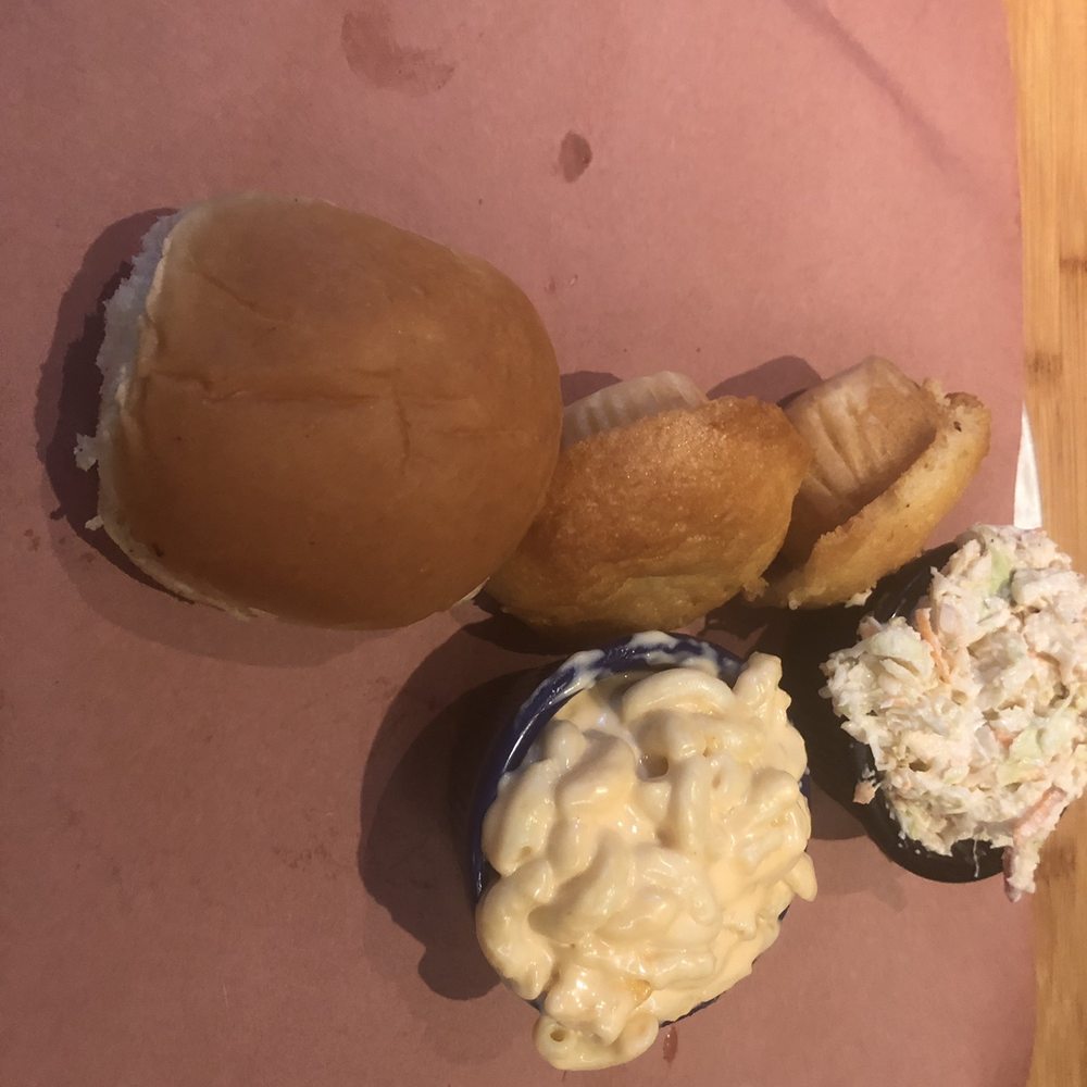 Rude BBQ - Slaw, Mac and cheese with cornbread - Barbeque Near Me - Easton, Maryland Rude BBQ - Slaw, Mac and cheese with cornbread - Barbeque Near Me - Easton, Maryland