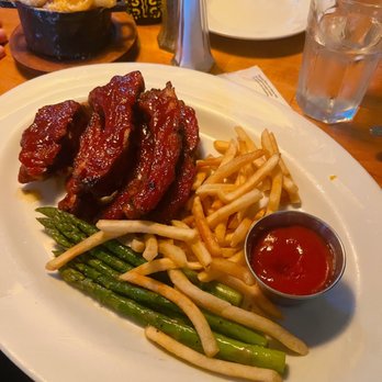 Parkside Grille - Ribs with asparagus substitute - American Near Me - Portola Valley, California Parkside Grille - Ribs with asparagus substitute - American Near Me - Portola Valley, California