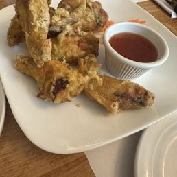 Chicken wings was meh. Chicken wings was meh.