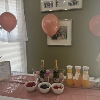 Designs By Kristin Marie - Baby sprinkle - mimosa bar - Party & Event Planning Near Me Designs By Kristin Marie - Baby sprinkle - mimosa bar - Party & Event Planning Near Me