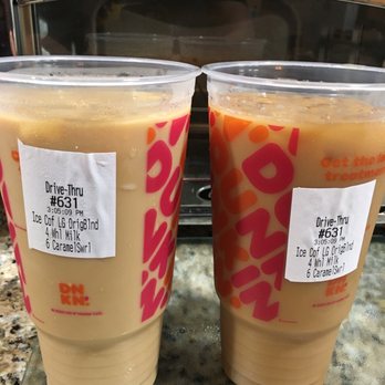 Dunkin' - Large iced coffee - Donuts Near Me - Middletown, New York