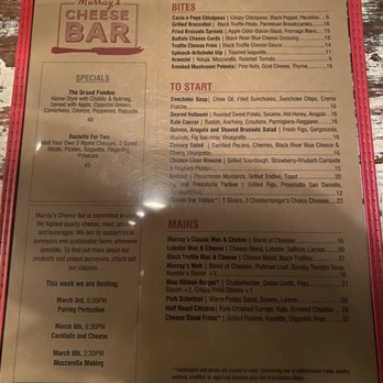 Murray's Cheese Bar - Menu - Wine Bars Near Me - Long Island City, New York Murray's Cheese Bar - Menu - Wine Bars Near Me - Long Island City, New York