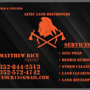 Aztec Land Destroyers - Excavation Services Near Me - Ocala, Florida Aztec Land Destroyers - Excavation Services Near Me - Ocala, Florida