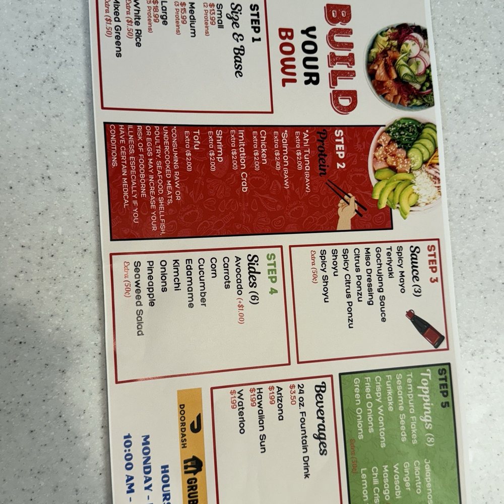 Aha Ahi Poke - Menu.... - Poke Near Me - Fresno, California Aha Ahi Poke - Menu.... - Poke Near Me - Fresno, California