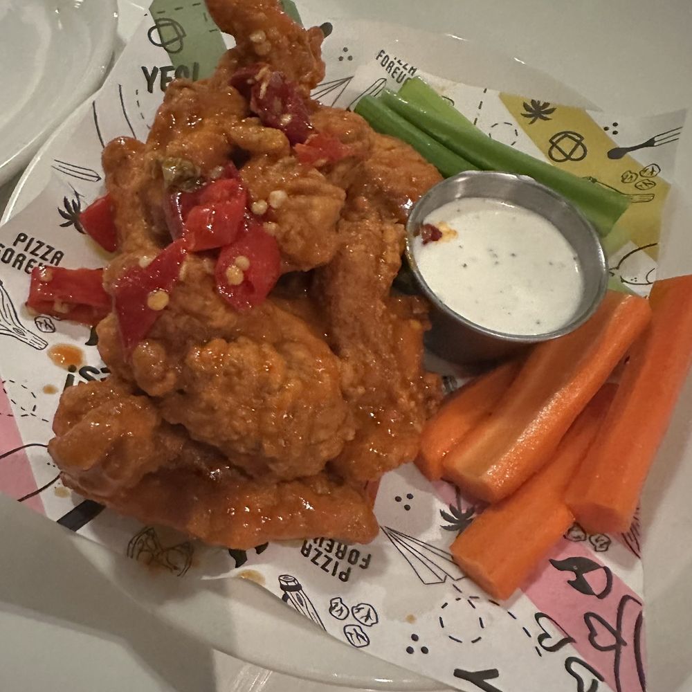 Pitfire Pizza - Boneless Buffalo wings. YUM! So tender! - Pizza Near Me - Carlsbad, California Pitfire Pizza - Boneless Buffalo wings. YUM! So tender! - Pizza Near Me - Carlsbad, California