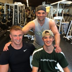 Santa Barbara Gym & Fitness - Father, son, and cous getting pumped up at SB G&F!