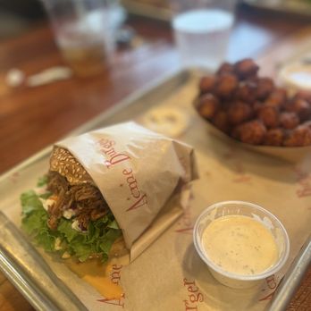 Acme Burger - College Ave - BBQ Pulled Pork Sweet Potato Tots - Burgers Near Me - Santa Rosa, California