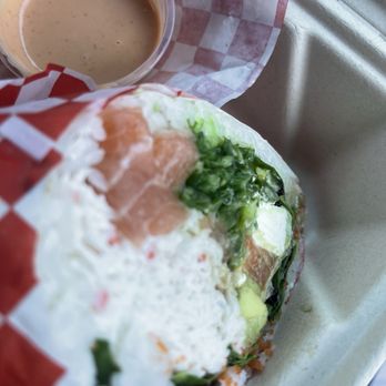 PokePort - Murrieta - Salmon burrito - Poke Near Me - Murrieta, California PokePort - Murrieta - Salmon burrito - Poke Near Me - Murrieta, California