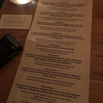 Mana Restaurant - Set course menu - New American Near Me - Leavenworth, Washington Mana Restaurant - Set course menu - New American Near Me - Leavenworth, Washington