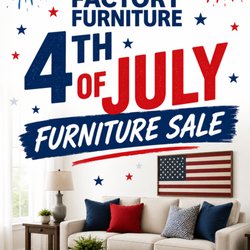 July 4th furniture sale