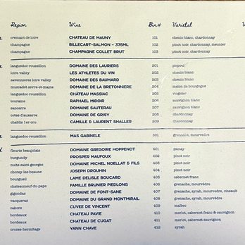 Chloe - Wine list - American Near Me - Minneapolis, Minnesota Chloe - Wine list - American Near Me - Minneapolis, Minnesota