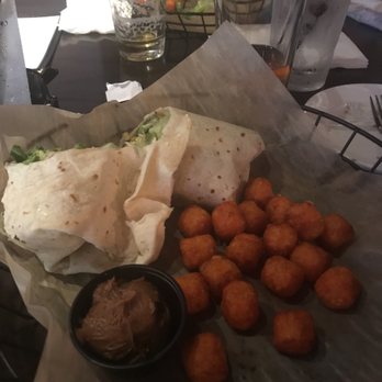 Dive Bar and Grille - Shrimp p'boy and sweet potato taters! - Bars Near Me - Pittsburgh, Pennsylvania