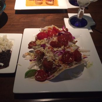 Blue Agave Grill - Fish tacos and pan seared scallops - both delicious! - Seafood Near Me - Denver, Colorado Blue Agave Grill - Fish tacos and pan seared scallops - both delicious! - Seafood Near Me - Denver, Colorado