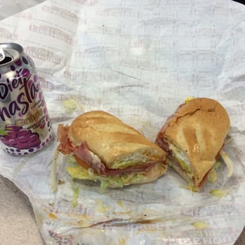 Firehouse Subs - Italian sandwich, medium, with soda can for perspective. - Fast Food Near Me - Meridian, Idaho