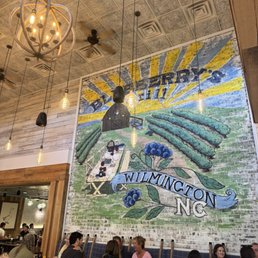Mural inside.