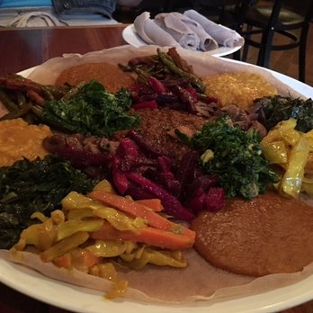 Bunna Cafe - Feast for two with 4 Injera rolls - Ethiopian Near Me - Brooklyn, New York Bunna Cafe - Feast for two with 4 Injera rolls - Ethiopian Near Me - Brooklyn, New York