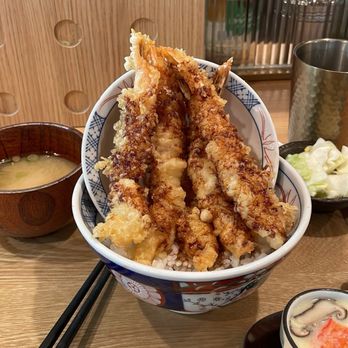 Tendon Kohaku - Tiger Prawn Tendon Set - Japanese Near Me - Bellevue, Washington Tendon Kohaku - Tiger Prawn Tendon Set - Japanese Near Me - Bellevue, Washington